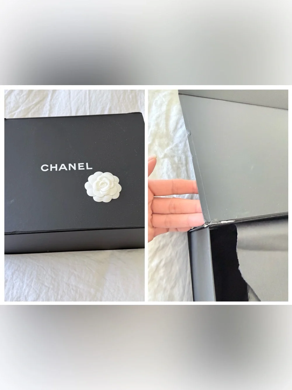 Chanel | Gray Jumbo Classic Single Flap Lambskin Shoulder Bag | Silver Tone HW